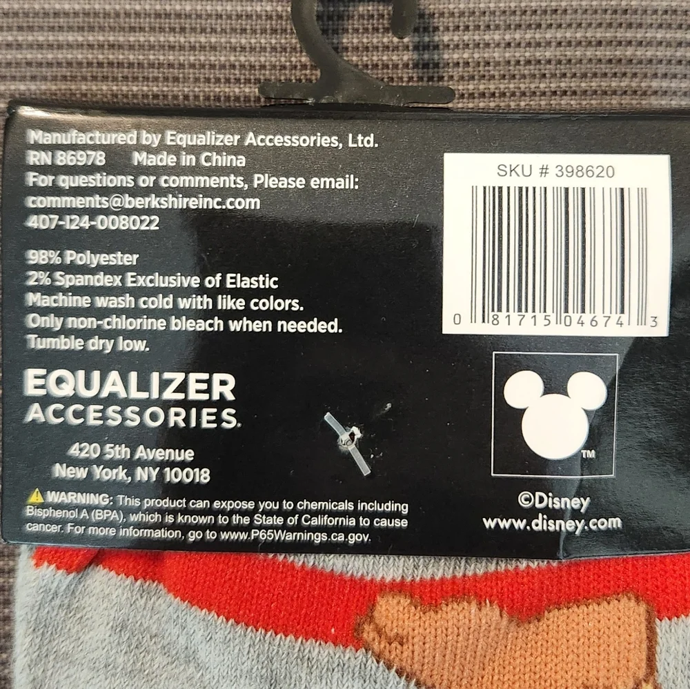 NWT Disney Moana Crew Socks Size 9-13